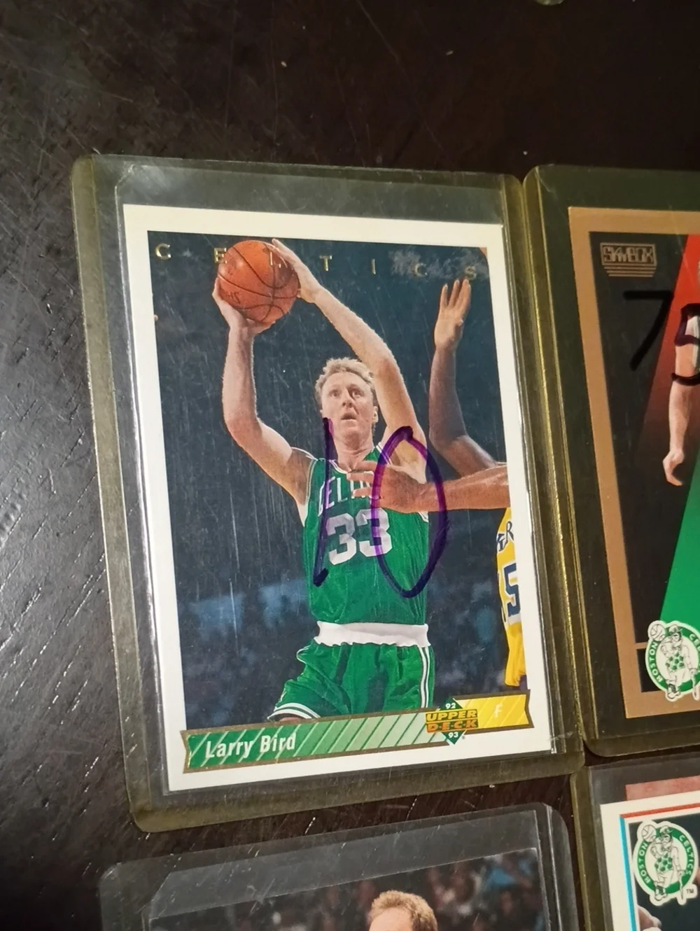 Larry bird Bundle Of 6 Sports Cards Fleer Skybox Upper Deck NBA Hoops All Star
